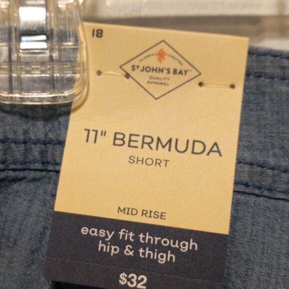 New St.John's Bay 11" Bermuda Short - Picture 3 of 8
